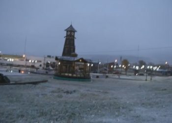 Río Turbio vivió su primera nevada de la temporada