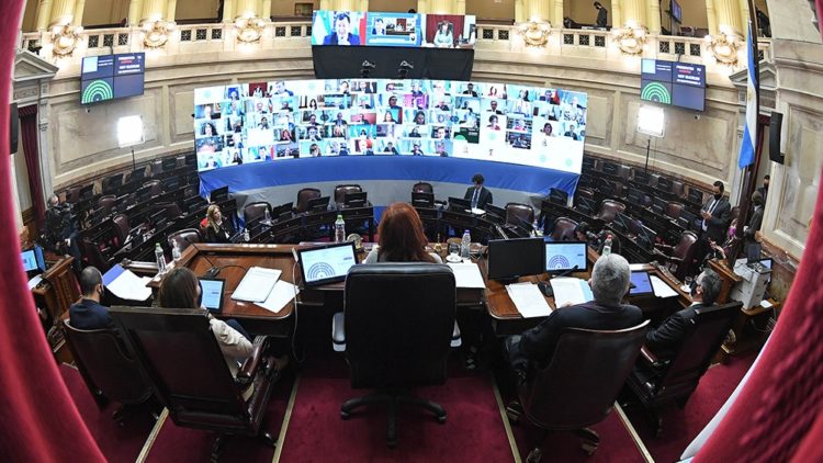 El Senado aprobó la ley Alquileres, sin la presencia de Juntos por el Cambio