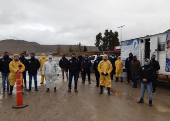Petroleros instaló un nuevo puesto control sanitario en Ramón Santos