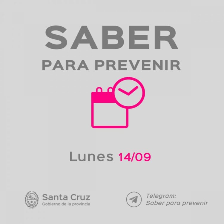 Saber para prevenir Informe epidemiológico Lunes 14 de septiembre