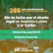 El PdT se suma a la convocatoria por el Día por el Aborto legal en América Latina y el Caribe