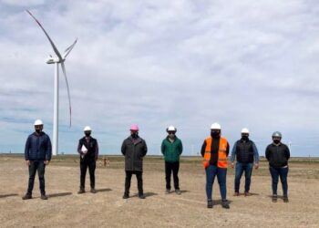 Trabajo inspeccionó el Parque Eólico Bicentenario I y II