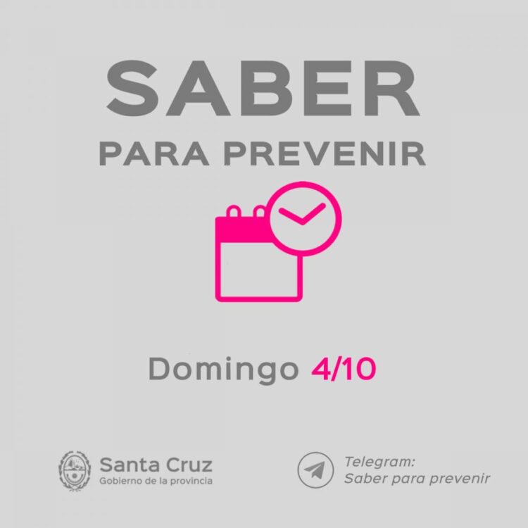 Santa Cruz: Informe epidemiológico domingo 4 de octubre