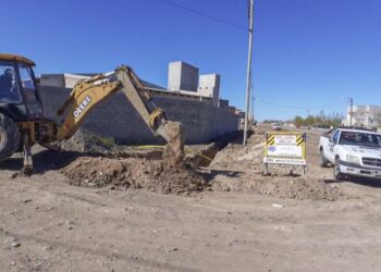 Avanzan las obras de extensión de red de gas en Pico Truncado