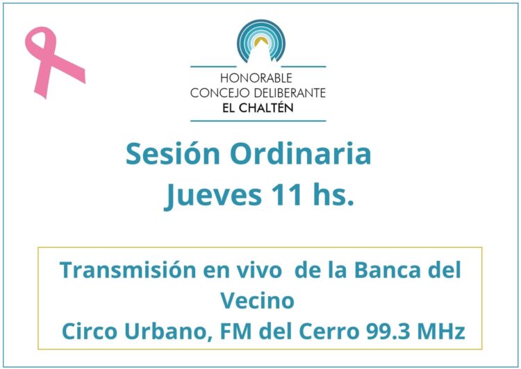 Se trasmitirá por radio la Banca del Vecino en El Chaltén
