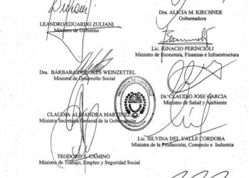 Se firmó el nuevo decreto que establece medidas para toda la provincia