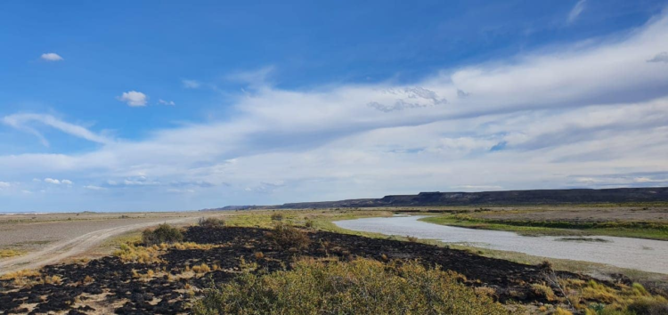 Incendio en el Valle del Río deseado