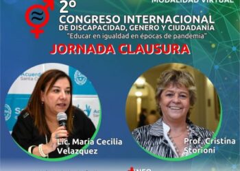La Presidenta del CPE participará en la clausura del IIº Congreso Internacional de Discapacidad, Género y Ciudadanía