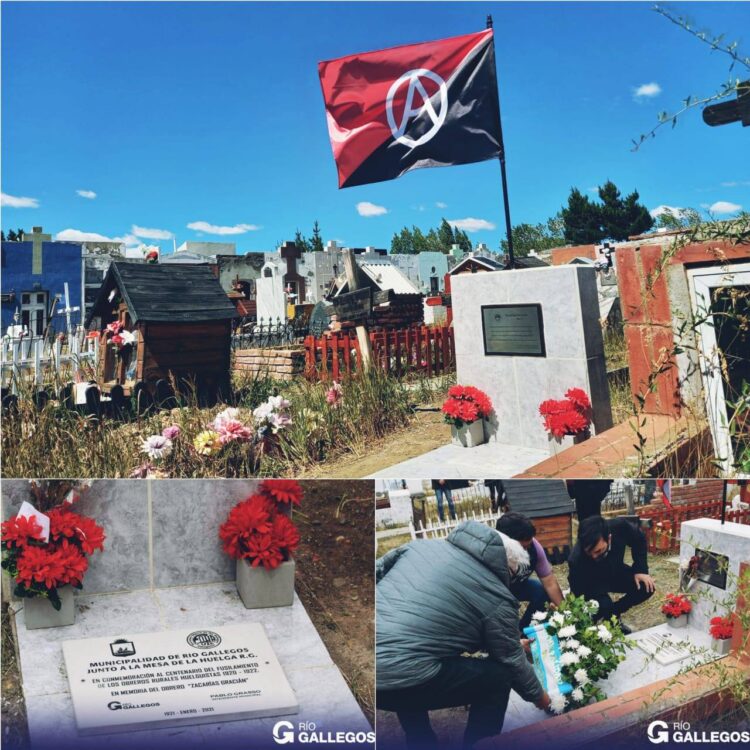 La profanación de la memoria de las Huelgas del 21 en Río Gallegos