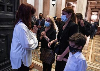 Carlos Menem es velado en el Congreso