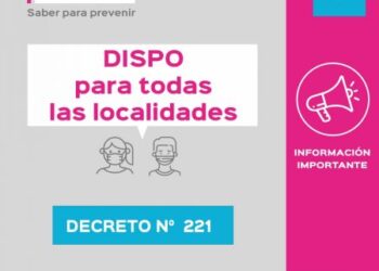 Continua el distanciamiento social y obligatorio en Santa Cruz