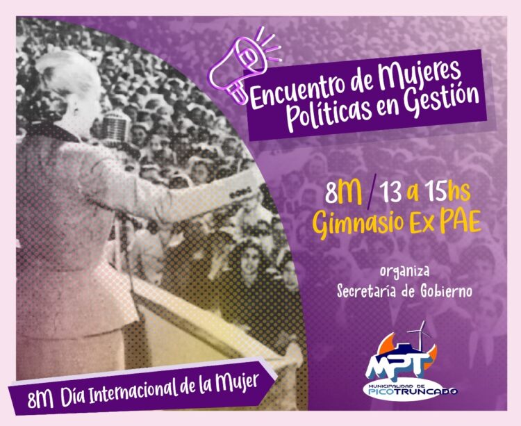 8M. encuentro de Mujeres Políticas en Gestión