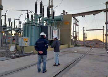 Caleta Olivia se conectó a la nueva Línea de 132 kv en periodo de prueba