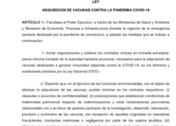 DIPUTADOS PRESENTAN PROYECTO PARA QUE SANTA CRUZ COMPRE VACUNAS