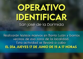 Operativo Identificar en barrios de San José de la Dormida