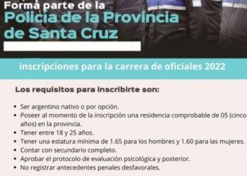 Continúa abierta la inscripción para la carrera de oficiales 2022