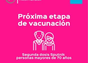 Vacunar para prevenir: Habilitan turnos para la aplicación de segundas dosis de vacunas Sputnik V