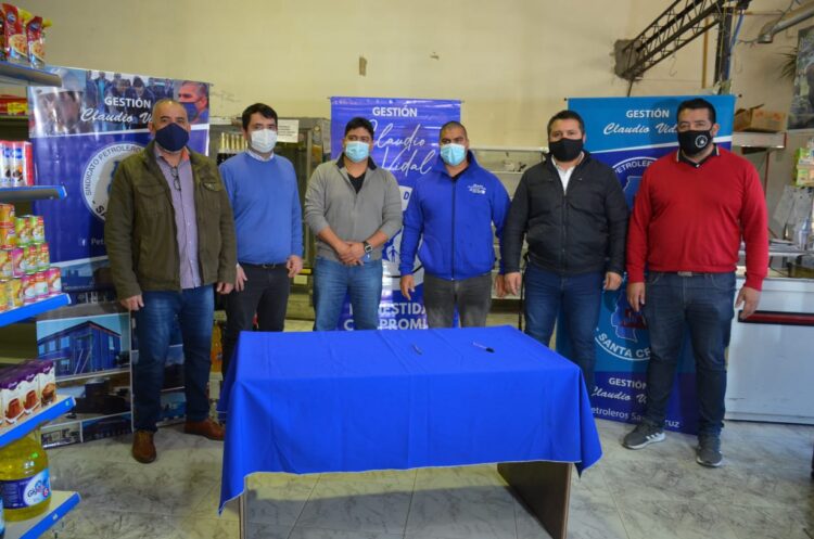 Claudio Vidal anunció la adquisición del local para una nueva «Proveeduría de los Trabajadores» en Las Heras