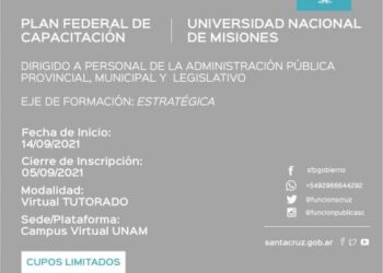 Plan Federal de Capacitación: convocan a formar parte de los espacios de formación