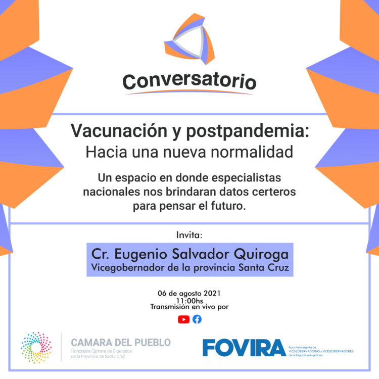Realizarán conversatorio sobre Vacunación y Post Pandemia