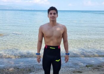 El santacruceño Matías Díaz es protagonista del Mundial de Aguas Abiertas