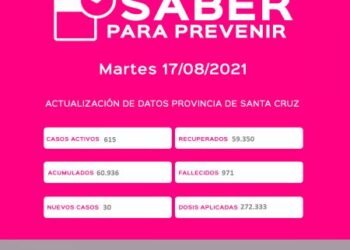 Saber Para Prevenir | Informe Epidemiológico | Martes 17 de agosto