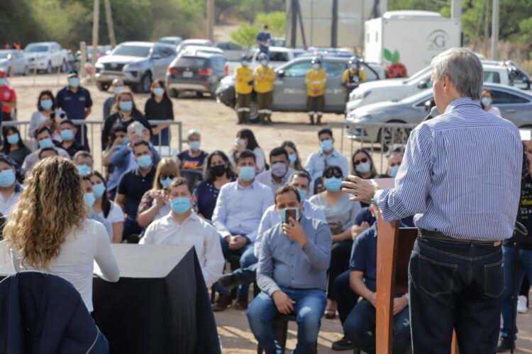 El presidente del Concejo Deliberante, Federico Fernández, participó de la inauguración oficial de la Central Hidroeléctrica “El Ferroviario” en Cruz del Eje