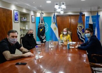 Alicia recibió en audiencia al intendente de Pico Truncado para dialogar sobre proyectos en común