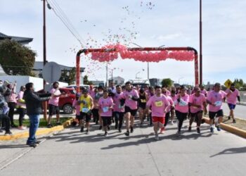 Octubre Rosa: Salud realizó la Maratón Saludable en Puerto San Julián