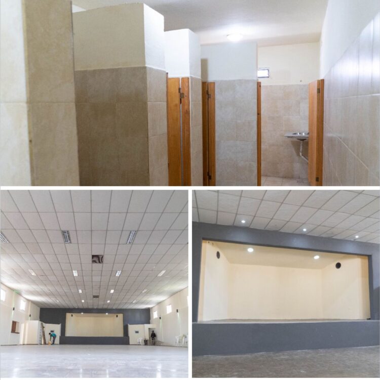 Concluyen las obras de remodelación y mantenimiento del SUM de San José de la Dormida