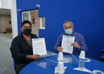Claudio Vidal firmó convenio con SATSAID, y crece el proyecto de proveedurías “para abaratar la canasta básica de los santacruceños”
