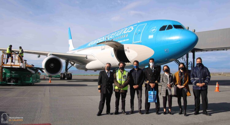 MÁS VUELOS PARA EL CALAFATE, LLEGA EL PRIMER AIRBUS 330 DE AEROLÍNEAS ARGENTINAS