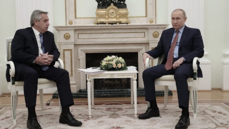 Alberto Fernández se reúne con Putin en el Kremlin