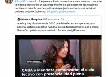 RECLAMAN CLASES PARA TODOS