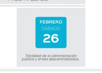 Pago de haberes a empleados y empleados de la Administración Pública