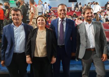 EUGENIO QUIROGA EN LA ASUNCIÓN DE MÓNICA VILA