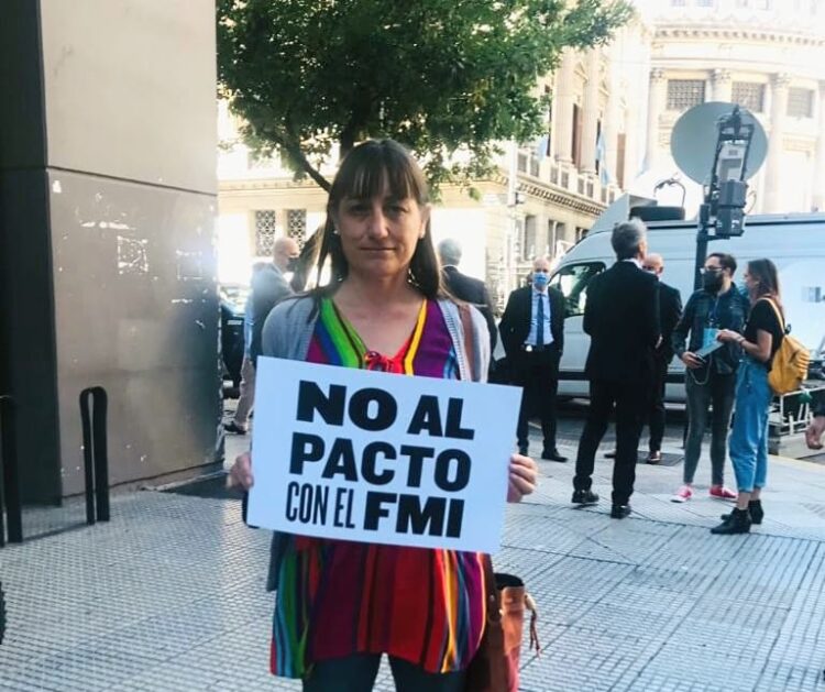 omina Del Plá: “No hay barniz nacional y popular para el cogobierno con el FMI”