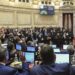 Con apoyo opositor y sin Cristina Kirchner en el recinto, el Senado convirtió en ley el acuerdo del Gobierno con el FMI
