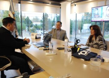 Reunión del Vicegobernador Quiroga con el Intendente Vidal