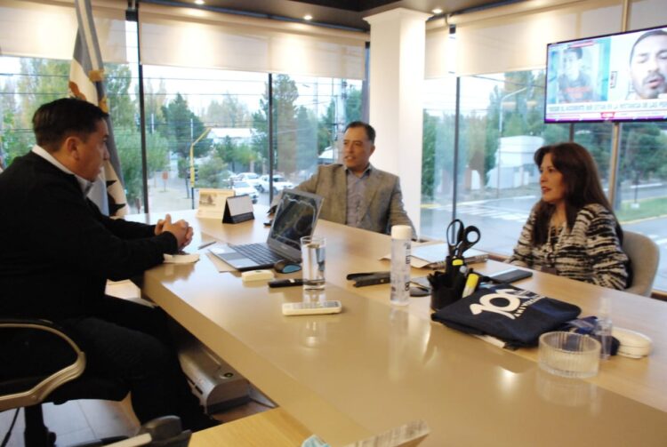 Reunión del Vicegobernador Quiroga con el Intendente Vidal