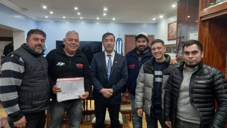 El Intendente Grasso Recibió la visita de los representantes de la CTA de los Trabajadores