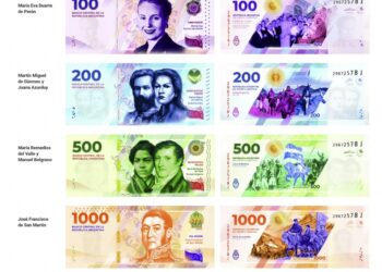 Quiénes son los próceres y las heroínas de los nuevos billetes