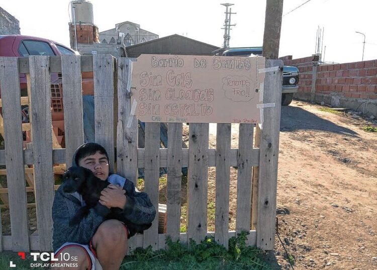 Un barrio de Puerto Deseado lleva una década sin gas
