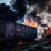 Rusia atacó una red ferroviaria en Ucrania clave para recibir armas enviadas desde Europa