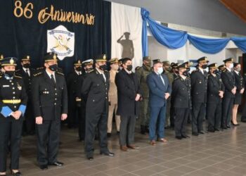 La Escuela de Cadetes de Policía Eduardo Victoriano Taret conmemoró su 86° Aniversario