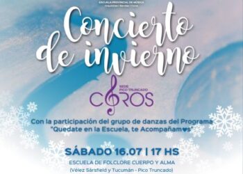 Invitan a participar del Concierto de Invierno del Coro en Pico Truncado