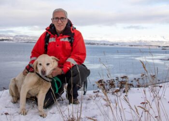 Un perro salvó a un esquiador enterrado bajo un metro y medio de nieve en Ushuaia