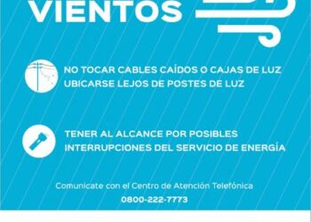 Recomendaciones a tener en cuenta ante fuertes vientos