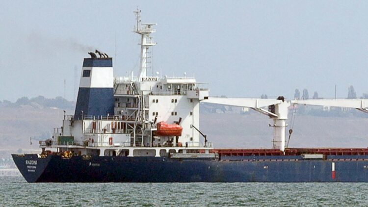 Otros tres buques con granos zarparán de Ucrania, pese al incremento de los combates con Rusia