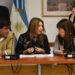 Roxana Reyes presidió el encuentro con la Defensora de Derechos de los Niños